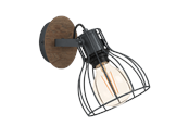 Lamper - EGLO SAMBATELLO wall lamp brown - 98134