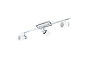 Lamper - EGLO DAVIDA spot rail 3L chrome/white - 92086