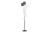 Lamper - EGLO MARONDA floor lamp black/white/brown/anthracite - 94995