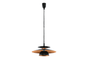 Lamper - EGLO BRENDA pendant with lever lift Ø430 mm black/copper - 31666