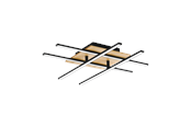 Lamper - EGLO MARINELLO 1 ceiling lamp black/brown - 99793