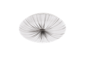 Lamper - EGLO NIEVES plafond Ø31 cm 10W LED 1100 lm white/silver - 99699