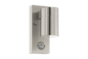 Lamper - EGLO RIGA 5 outdoor wall lamp with sensor stainless steel - 99569