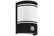 Lamper - EGLO CERNO outdoor wall lamp with sensor black - 99566