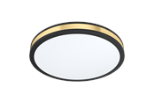 Lamper - EGLO PESCAITO ceiling lamp Ø380 mm black/gold - 99407