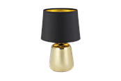 Lamper - EGLO MANALBA 1 table lamp black/gold - 99331