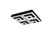 Lamper - EGLO FRADELO 1 ceiling lamp black/crystal - 99328