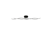 Lamper - EGLO RONCADE 1 wall/ceiling lamp 4700lm 3000K black - 99322
