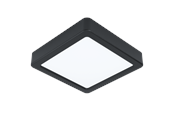 Lamper - EGLO FUEVA 5 ceiling lamp 160x160 mm 4000K black - 99255