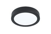 Lamper - EGLO FUEVA 5 ceiling lamp Ø160 mm 4000K black - 99233
