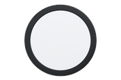 Lamper - EGLO FUEVA 5 recessed spot Ø216 mm 3000K black - 99145