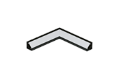 Lamper - EGLO CORNER PROFILE 2 accessory anodised black - 98965