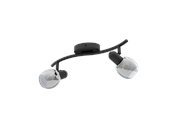 Lamper - EGLO POLLICA spot rail 2L black - 98625