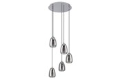 Lamper - EGLO ALOBRASE cluster pendant smoke - 98617
