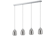 Lamper - EGLO ALOBRASE long table pendant black/transparent - 98616