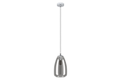 Lamper - EGLO ALOBRASE pendant Ø200 mm black-transparent - 98615