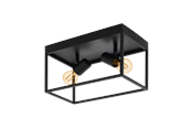 Lamper - EGLO SILENTINA ceiling lamp black - 98332
