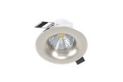 Lamper - EGLO SALABATE recessed spotlight Ø88 mm 2700K brushed steel - 98244
