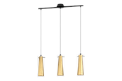 Lamper - EGLO PINTO GOLD long table pendant black/gold - 97652