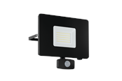 Lamper - EGLO FAEDO 3 outdoor floodlight with sensor LED 53W 5000K black - 97463