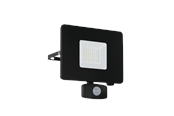 Lamper - EGLO FAEDO 3 outdoor floodlight with sensor LED 31W 5000K black - 97462