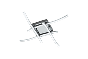 Lamper - EGLO VALMORA ceiling lamp LED 4x5W chrome - 96327