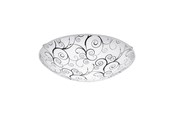 Lamper - EGLO MARGITTA 1 wall / ceiling light white black clear - 96117