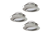Lamper - EGLO PINEDA recessed light satin nickel - 95859