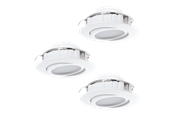 Lamper - EGLO PINEDA recessed spotlight Ø84 mm 3000K dimmable 3-pack white - 95857