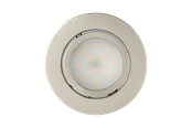 Lamper - EGLO PINEDA recessed spotlight Ø84 mm 3000K brushed steel - 95853