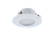 Lamper - EGLO PINEDA recessed spotlight Ø78 mm 3000K white - 95817