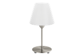 Lamper - EGLO DAMASCO 1 table lamp white/brushed steel - 95785