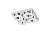 Lamper - EGLO FRADELO wall / ceiling light chrome clear - 95664