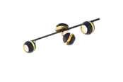 Lamper - EGLO NOCITO spot rail 3L black/gold - 95484
