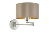 Lamper - EGLO MASERLO wall light taupe gold - 95055