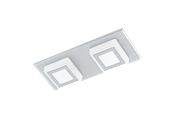 Lamper - EGLO MASIANO ceiling lamp 2L aluminum - 94506