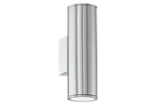 Lamper - EGLO RIGA outdoor wall lamp stainless steel - 94107
