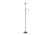 Lamper - EGLO UP 2 floor lamp black/white - 93917