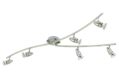 Lamper - EGLO MAGNUM LED spot rail 6L brushed steel - 92645