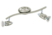 Lamper - EGLO MAGNUM LED spot rail 2L brushed steel - 92642