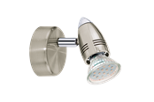 Lamper - EGLO MAGNUM LED spot brushed steel - 92641