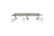Lamper - EGLO ENEA spot rail 3L sanitized nickel/white - 90985