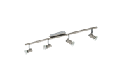 Lamper - EGLO ROTTELO spot track 4L brushed steel - 90917