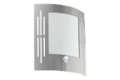 Lamper - EGLO CITY outdoor wall lamp with sensor stainless steel - 88144