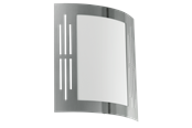 Lamper - EGLO CITY outdoor wall lamp stainless steel - 82309