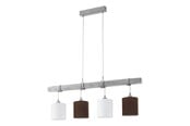 Lamper - EGLO TOWNSHEND 2 pendant light white brown - 49927