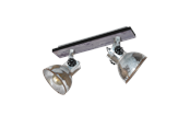 Lamper - EGLO BARNSTAPLE spot rail 2L vintage zinc look - 49649