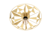 Lamper - EGLO CASTANUELO wall/ceiling lamp gold - 43599
