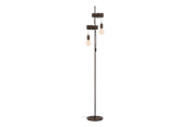 Lamper - EGLO TOWNSHEND 4 floor light antique brown black - 43526