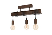 Lamper - EGLO TOWNSHEND 4 ceiling lamp antique brown - 43522